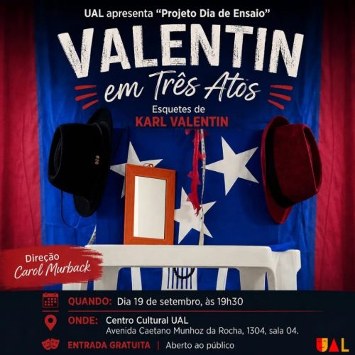 União dos Artistas Lapeanos apresenta “Valentin em Três Atos”